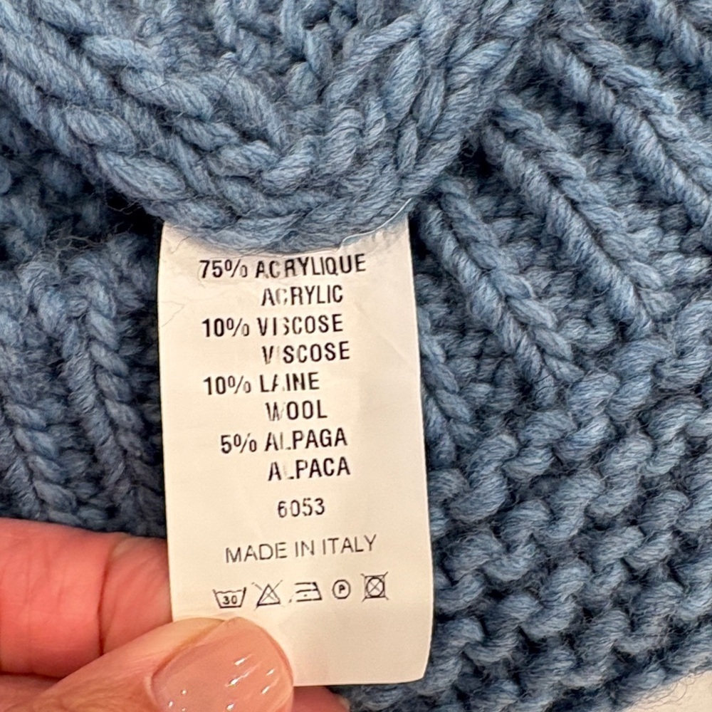 Noeline Blue Women's Cardigan - Picture 7 of 9
